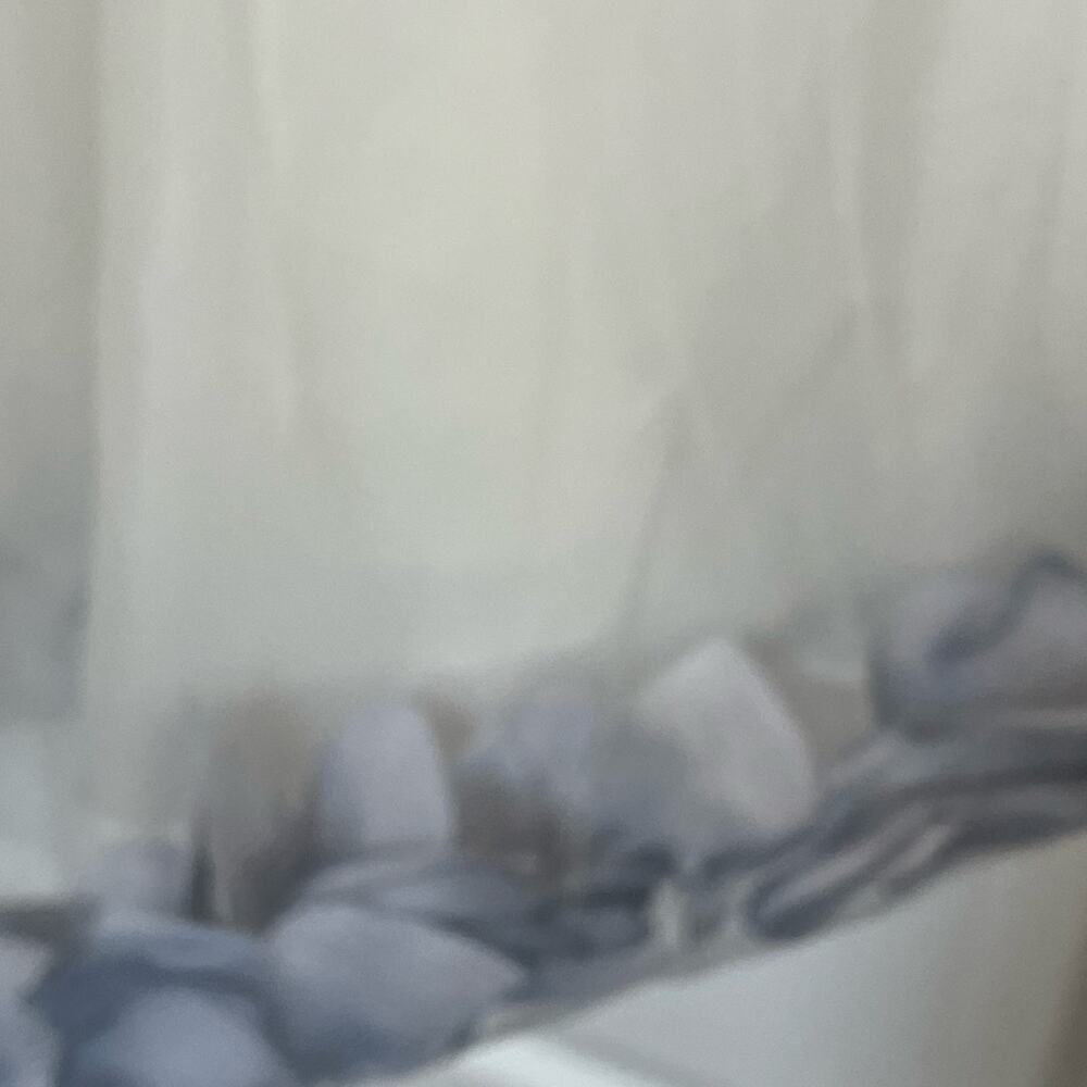 David’s Bridal Trapped Tulle White Blue Sz 14. Jr Bridesmaid or Flower Girl $84 - Picture 9 of 9